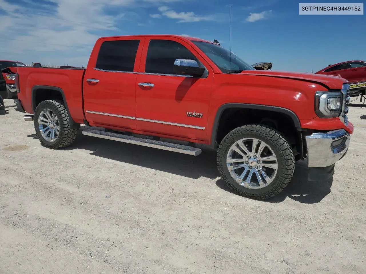 2017 GMC Sierra C1500 Slt VIN: 3GTP1NEC4HG449152 Lot: 68454494