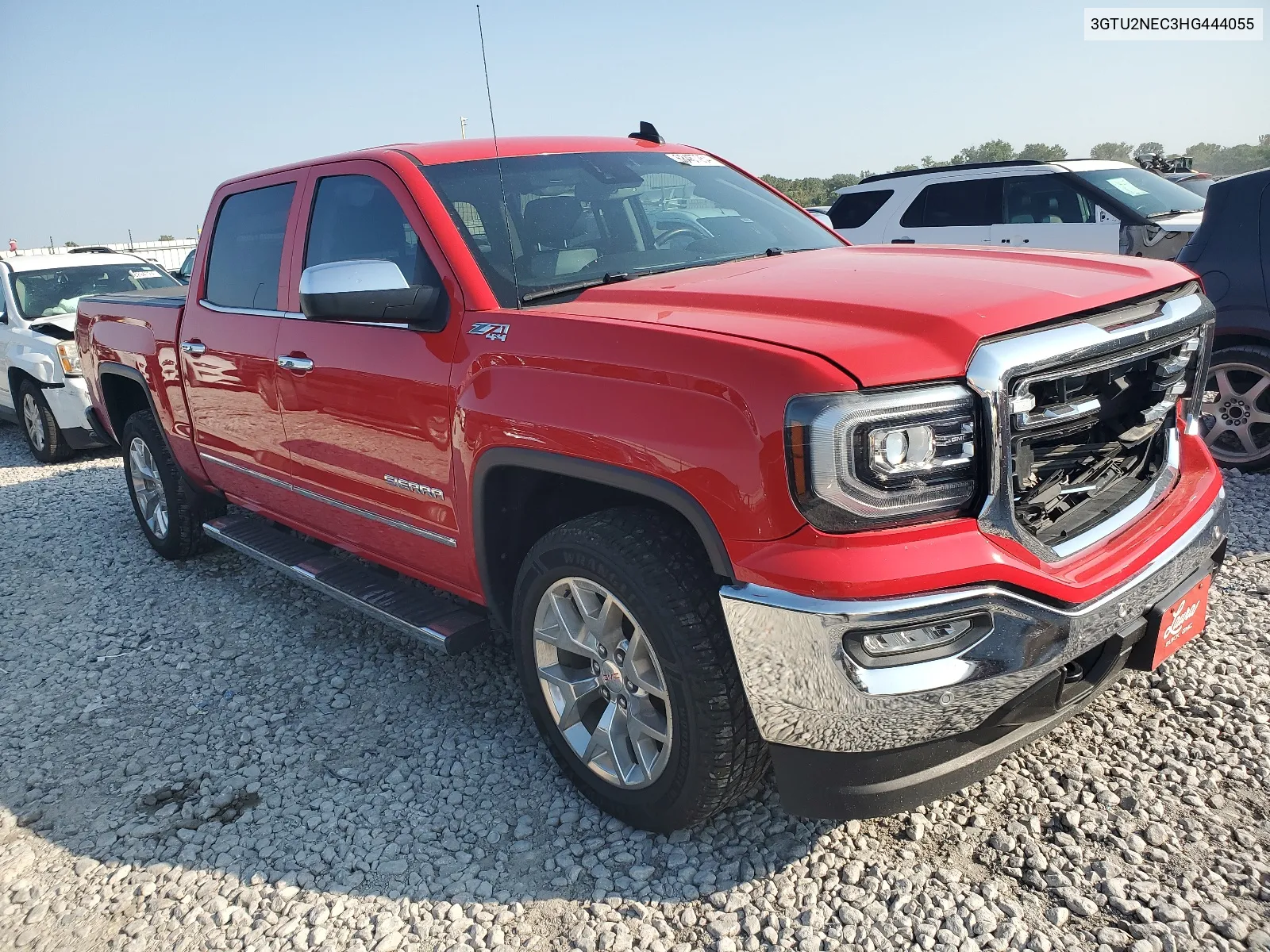 2017 GMC Sierra K1500 Slt VIN: 3GTU2NEC3HG444055 Lot: 68467254