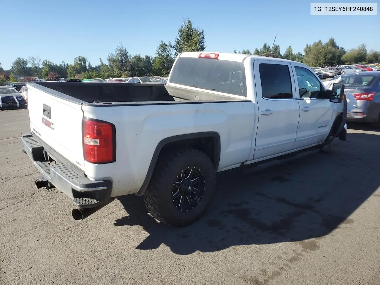 2017 GMC Sierra K2500 Sle VIN: 1GT12SEY6HF240848 Lot: 69216574