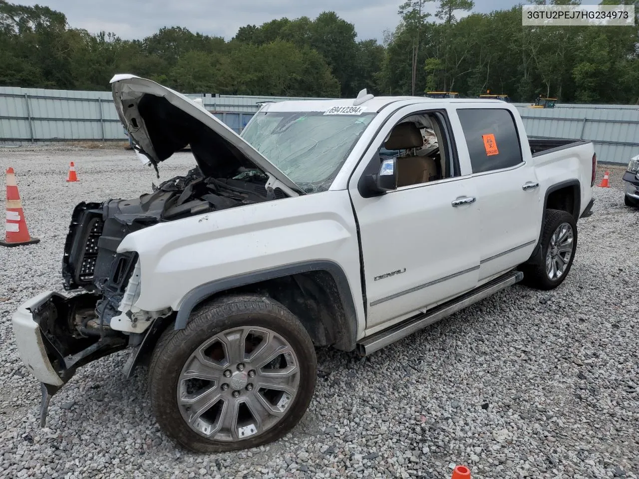 2017 GMC Sierra K1500 Denali VIN: 3GTU2PEJ7HG234973 Lot: 69412394