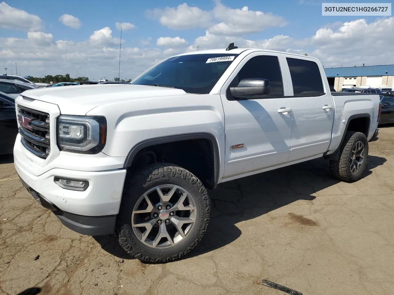 2017 GMC Sierra K1500 Slt VIN: 3GTU2NEC1HG266727 Lot: 70619994