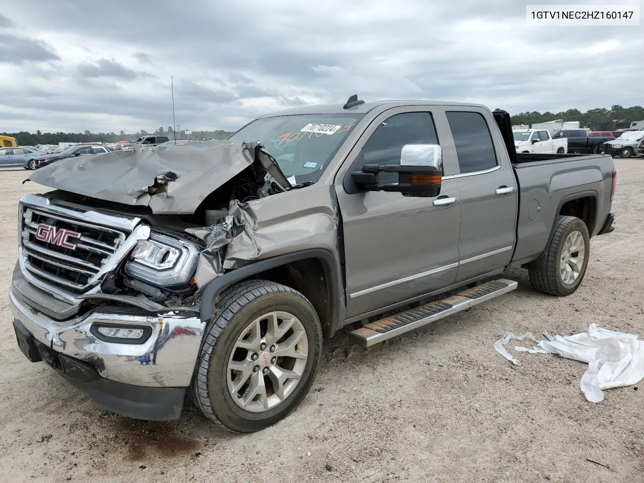 2017 GMC Sierra C1500 Slt VIN: 1GTV1NEC2HZ160147 Lot: 70710224