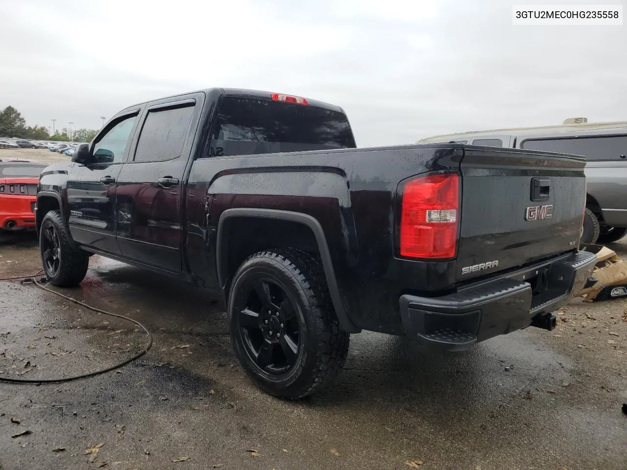 2017 GMC Sierra K1500 Sle VIN: 3GTU2MEC0HG235558 Lot: 70783294