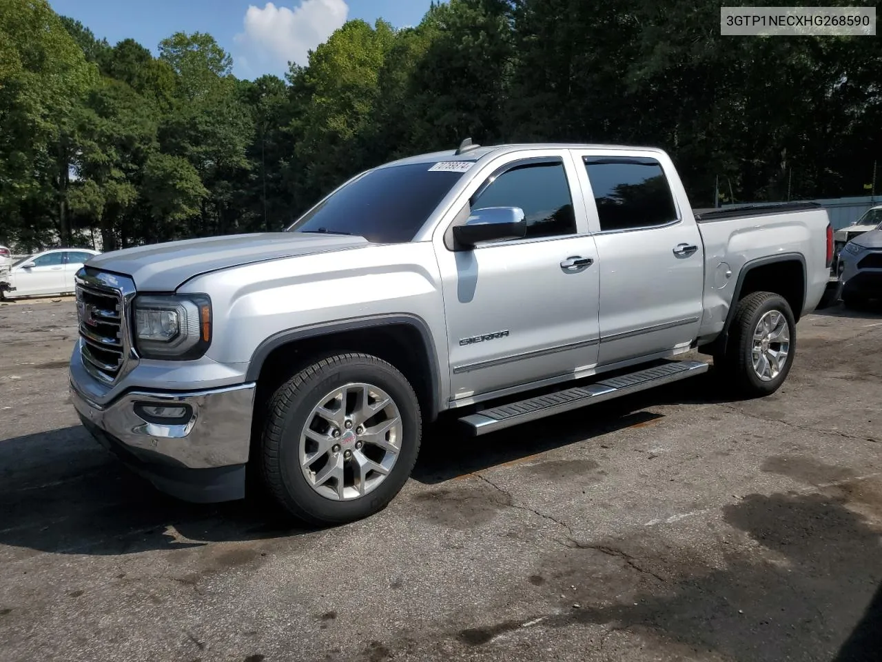 2017 GMC Sierra C1500 Slt VIN: 3GTP1NECXHG268590 Lot: 70789874