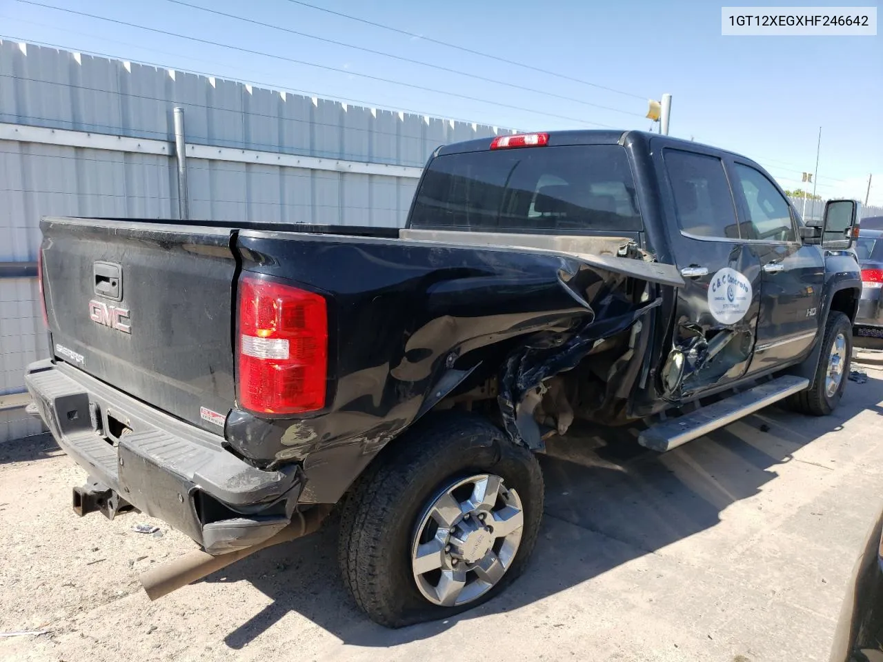 2017 GMC Sierra K3500 Slt VIN: 1GT12XEGXHF246642 Lot: 70822114