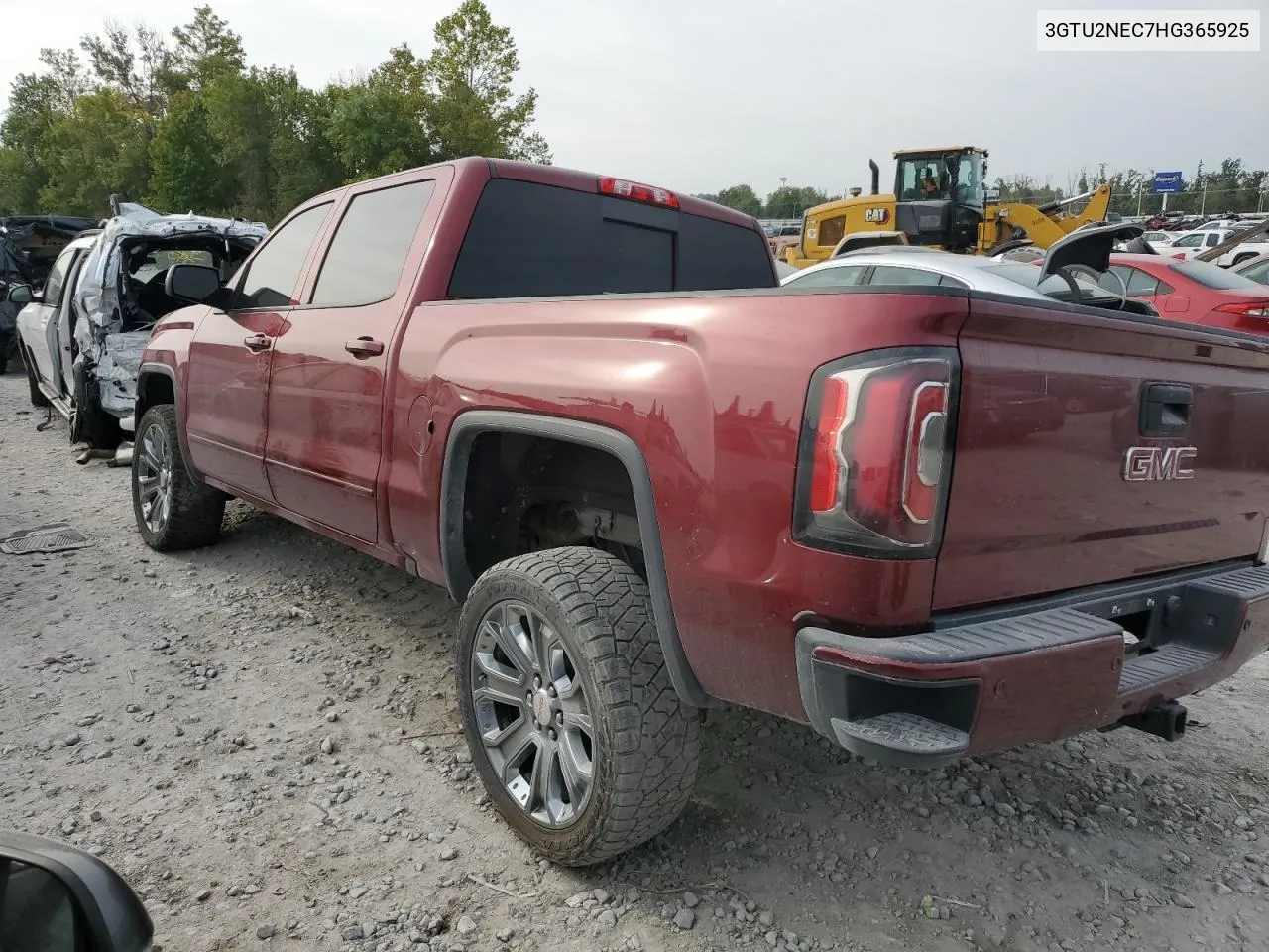 2017 GMC Sierra K1500 Slt VIN: 3GTU2NEC7HG365925 Lot: 70968414