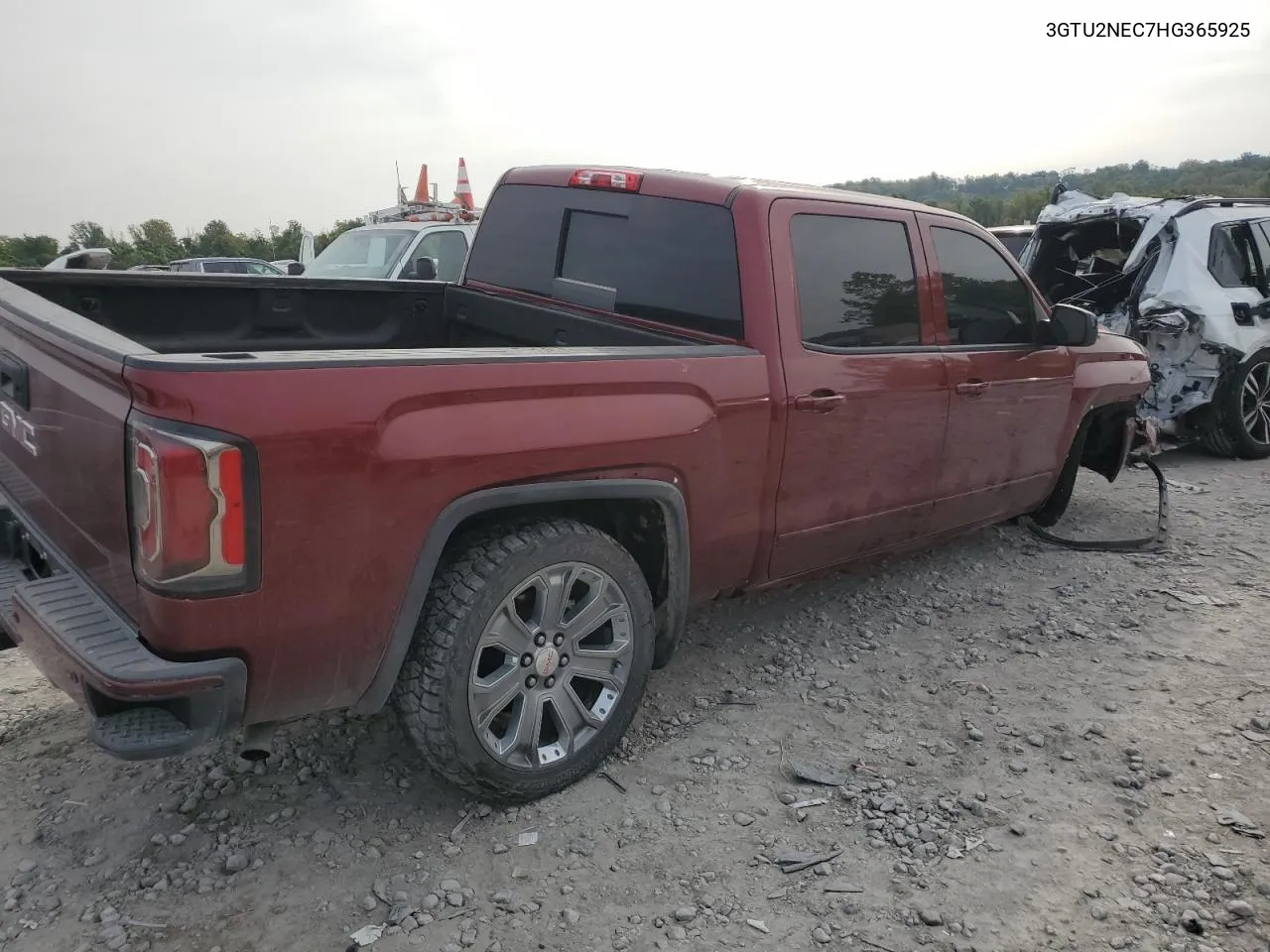 2017 GMC Sierra K1500 Slt VIN: 3GTU2NEC7HG365925 Lot: 70968414