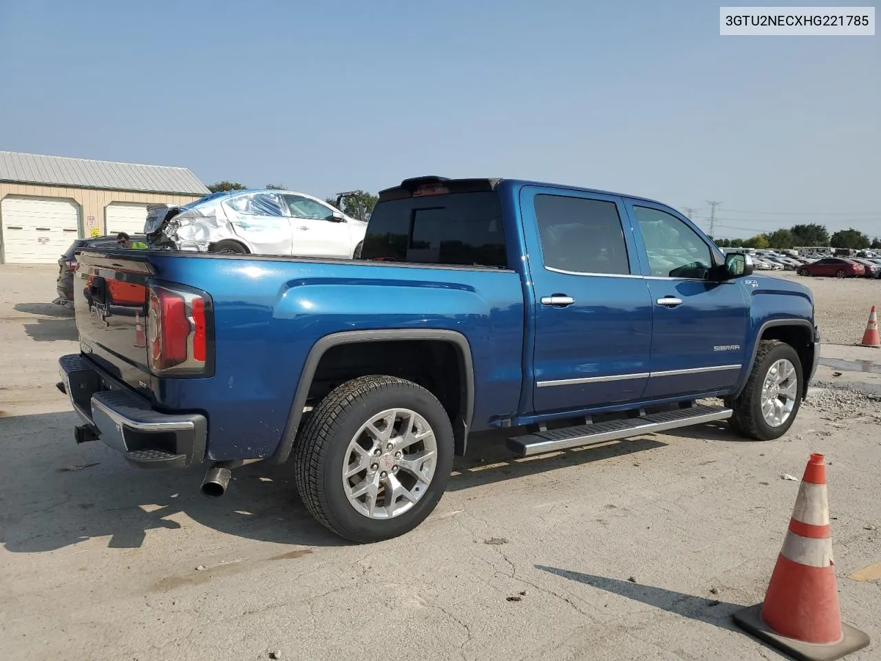 2017 GMC Sierra K1500 Slt VIN: 3GTU2NECXHG221785 Lot: 71257534