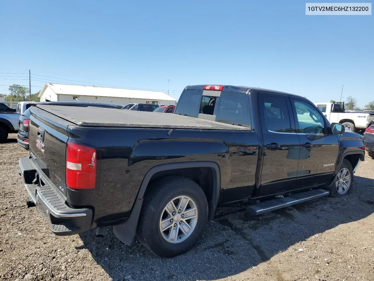 2017 GMC Sierra K1500 Sle VIN: 1GTV2MEC6HZ132200 Lot: 71310414