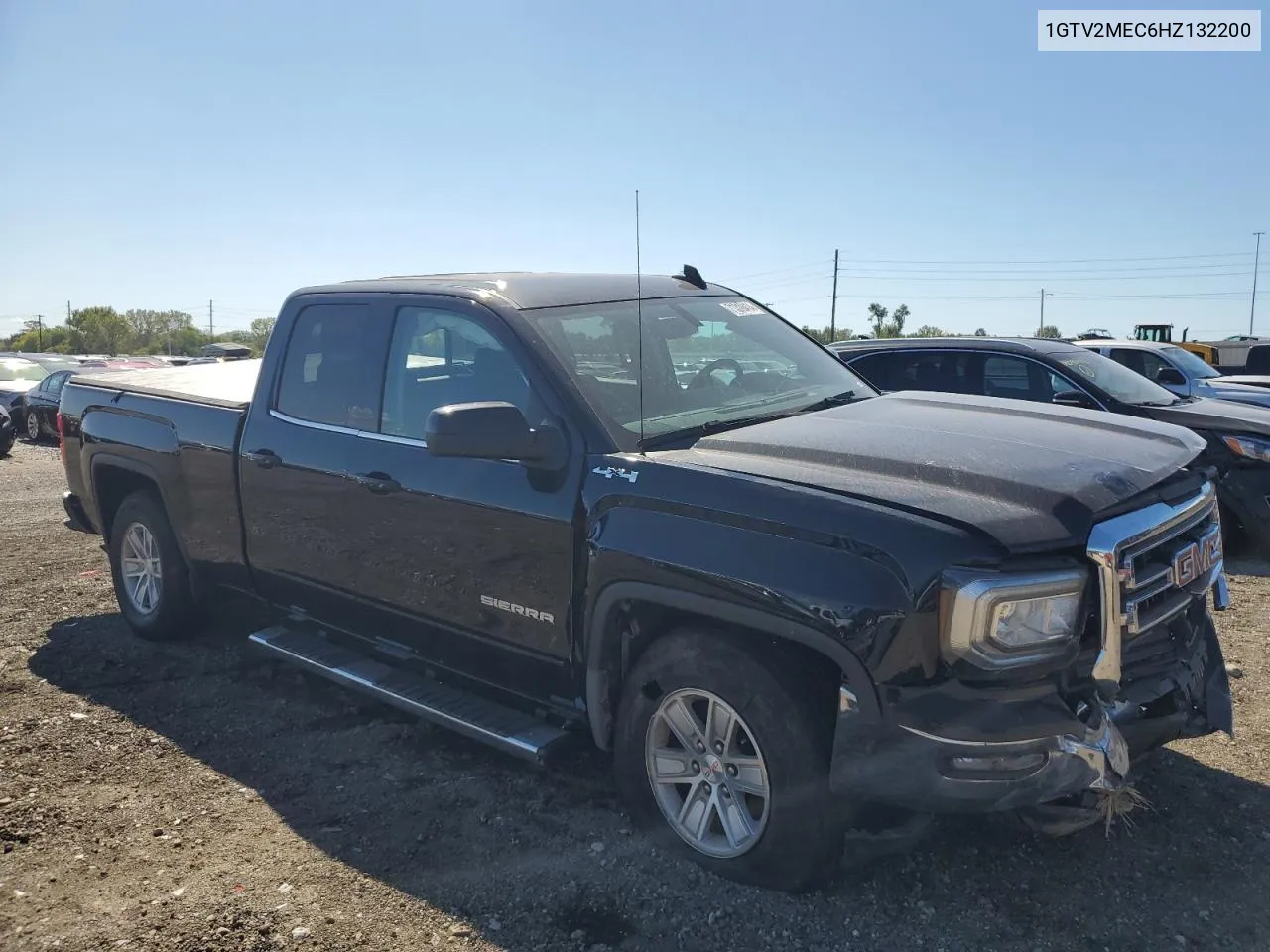 2017 GMC Sierra K1500 Sle VIN: 1GTV2MEC6HZ132200 Lot: 71310414