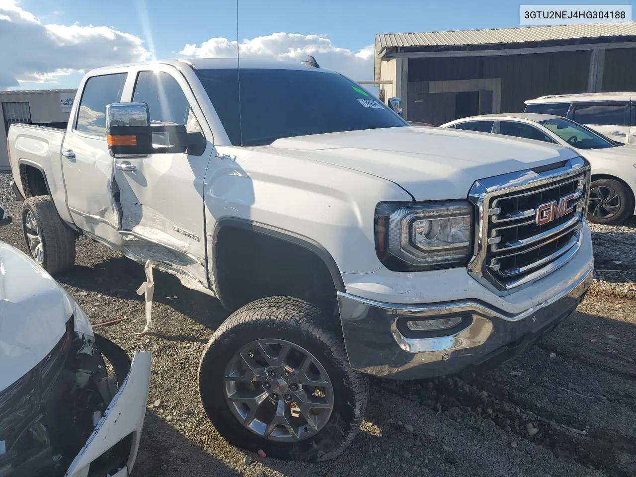 2017 GMC Sierra K1500 Slt VIN: 3GTU2NEJ4HG304188 Lot: 71959464