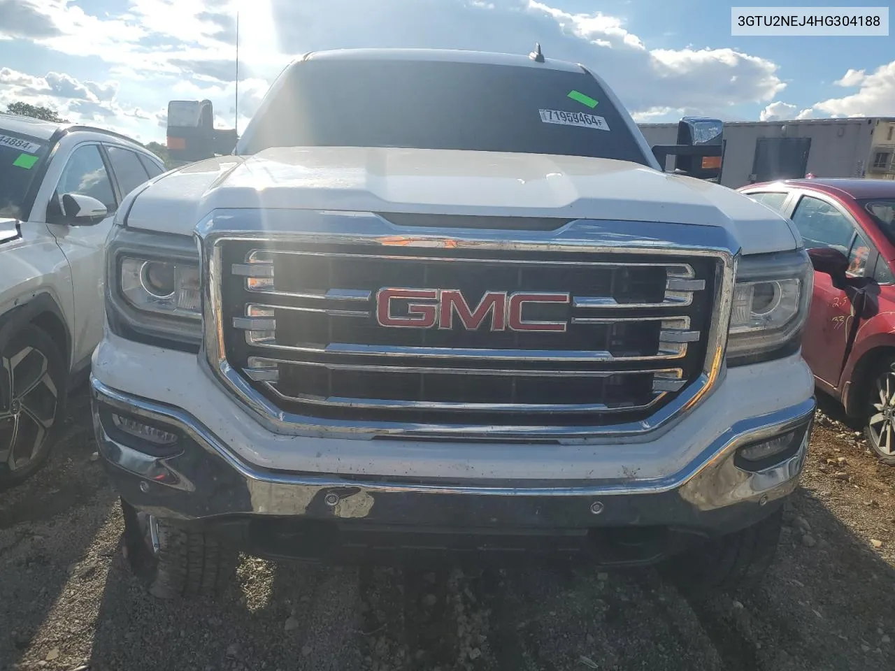 2017 GMC Sierra K1500 Slt VIN: 3GTU2NEJ4HG304188 Lot: 71959464