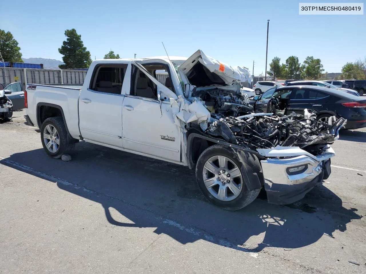 2017 GMC Sierra C1500 Sle VIN: 3GTP1MEC5HG480419 Lot: 71975514