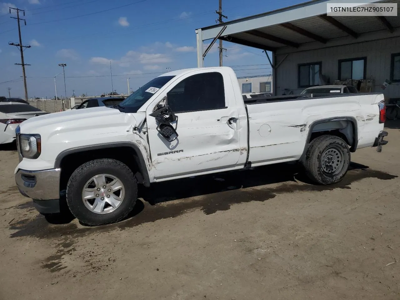 2017 GMC Sierra C1500 VIN: 1GTN1LEC7HZ905107 Lot: 71997864