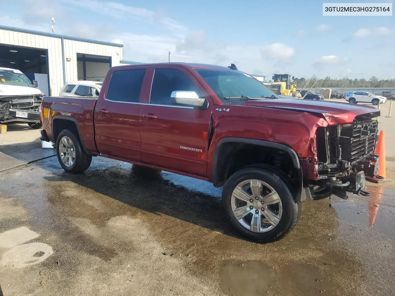 2017 GMC Sierra K1500 Sle VIN: 3GTU2MEC3HG275164 Lot: 72063224