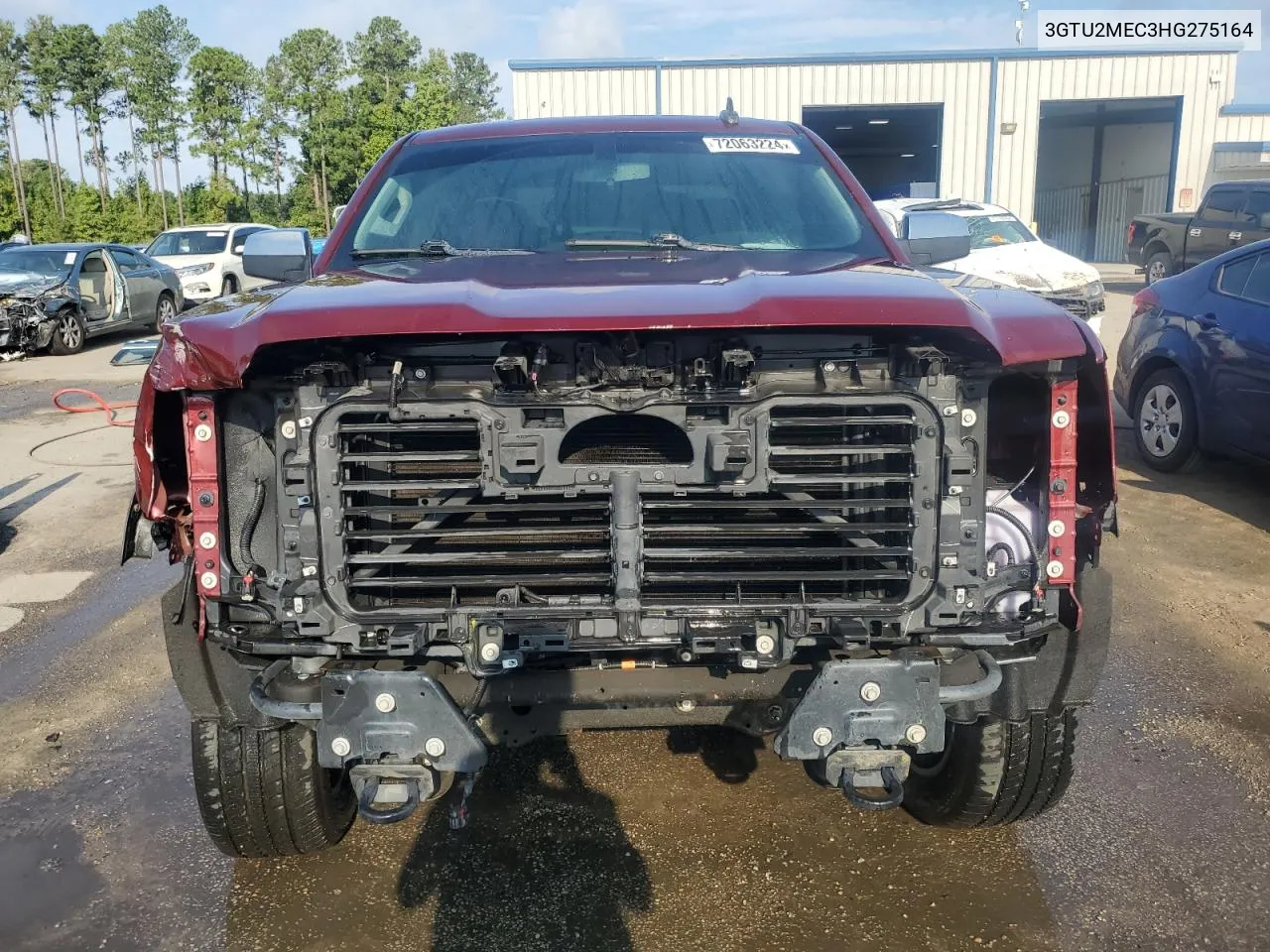 3GTU2MEC3HG275164 2017 GMC Sierra K1500 Sle