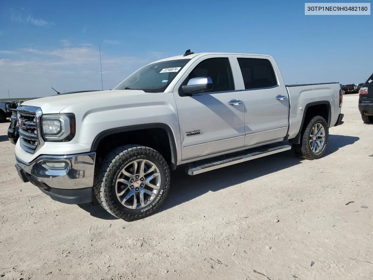 2017 GMC Sierra C1500 Slt VIN: 3GTP1NEC9HG482180 Lot: 72246874