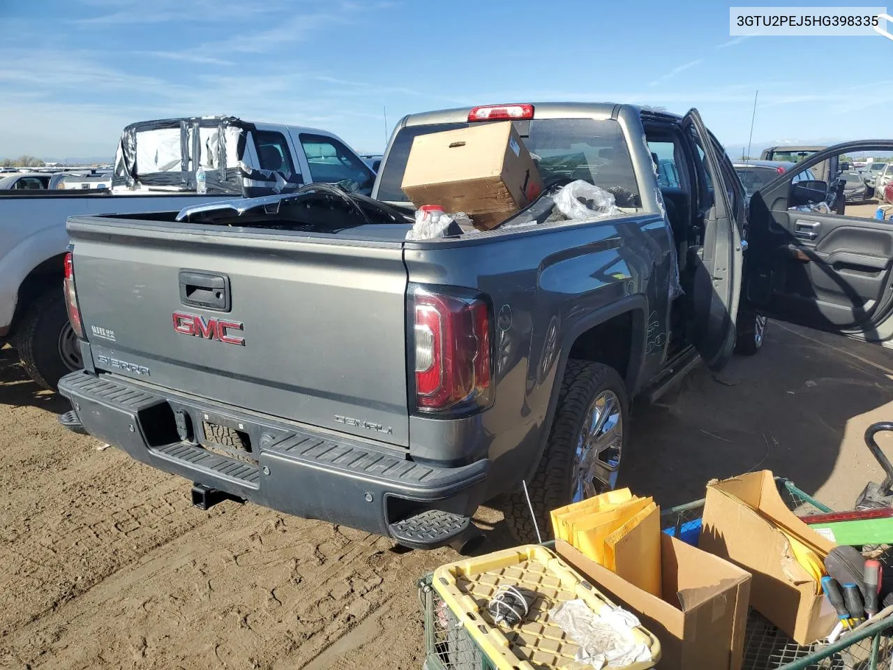 2017 GMC Sierra K1500 Denali VIN: 3GTU2PEJ5HG398335 Lot: 72308864