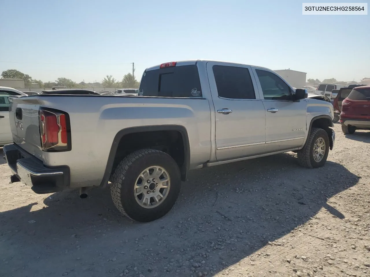 2017 GMC Sierra K1500 Slt VIN: 3GTU2NEC3HG258564 Lot: 72336504