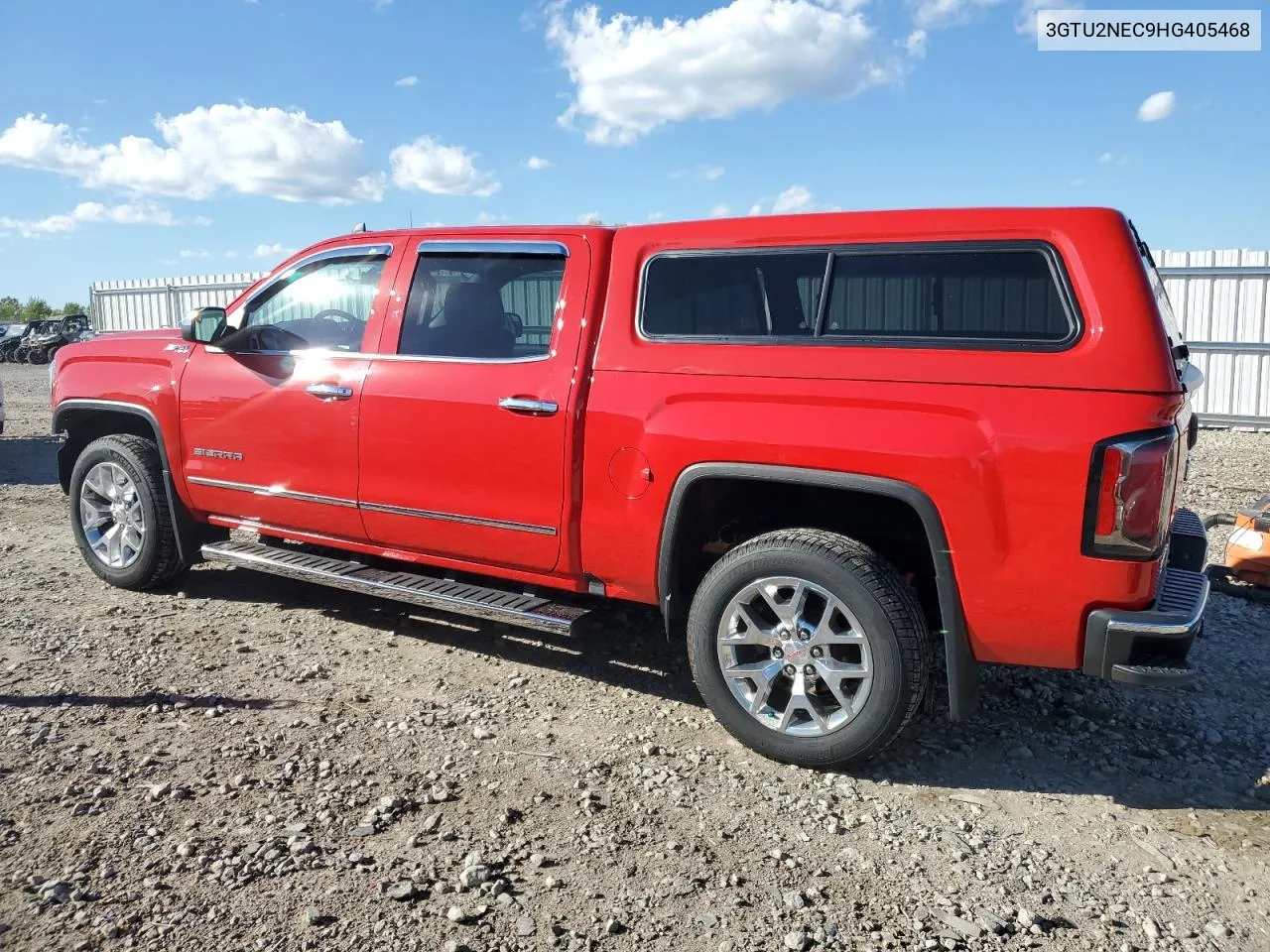 2017 GMC Sierra K1500 Slt VIN: 3GTU2NEC9HG405468 Lot: 72413754