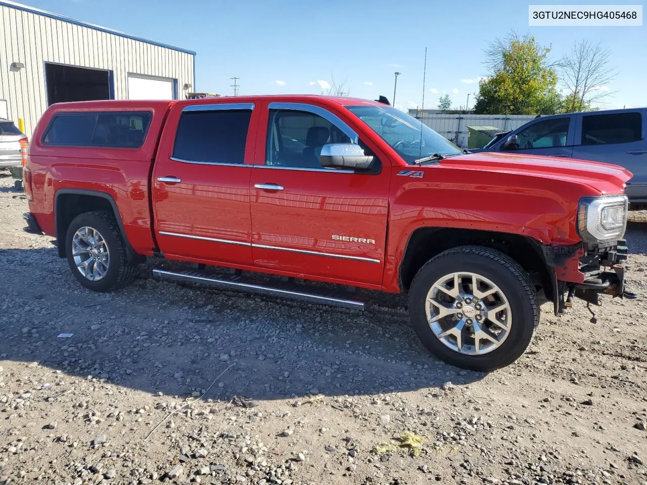 2017 GMC Sierra K1500 Slt VIN: 3GTU2NEC9HG405468 Lot: 72413754