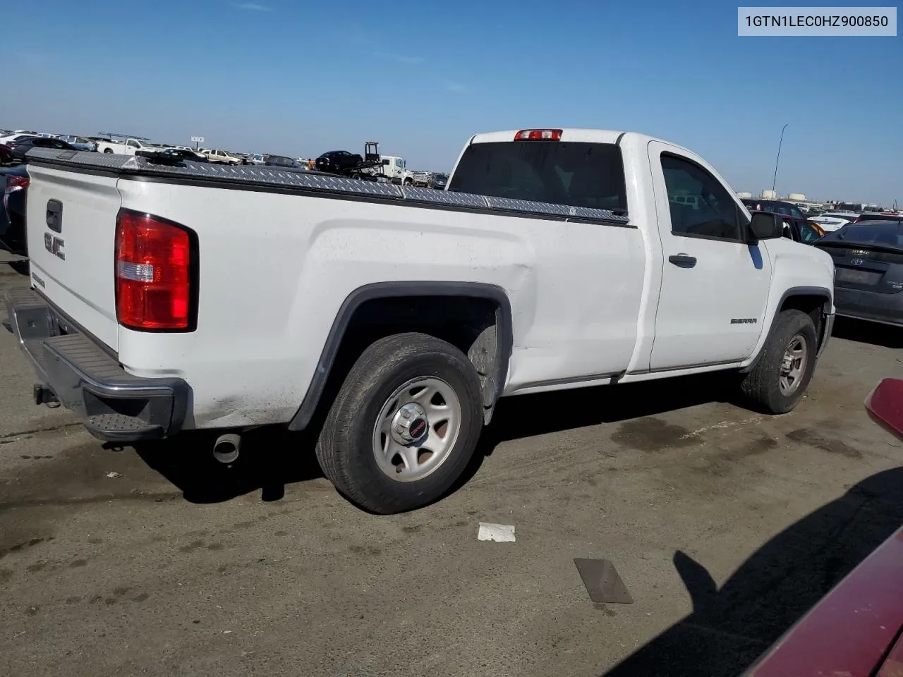 2017 GMC Sierra C1500 VIN: 1GTN1LEC0HZ900850 Lot: 72748064