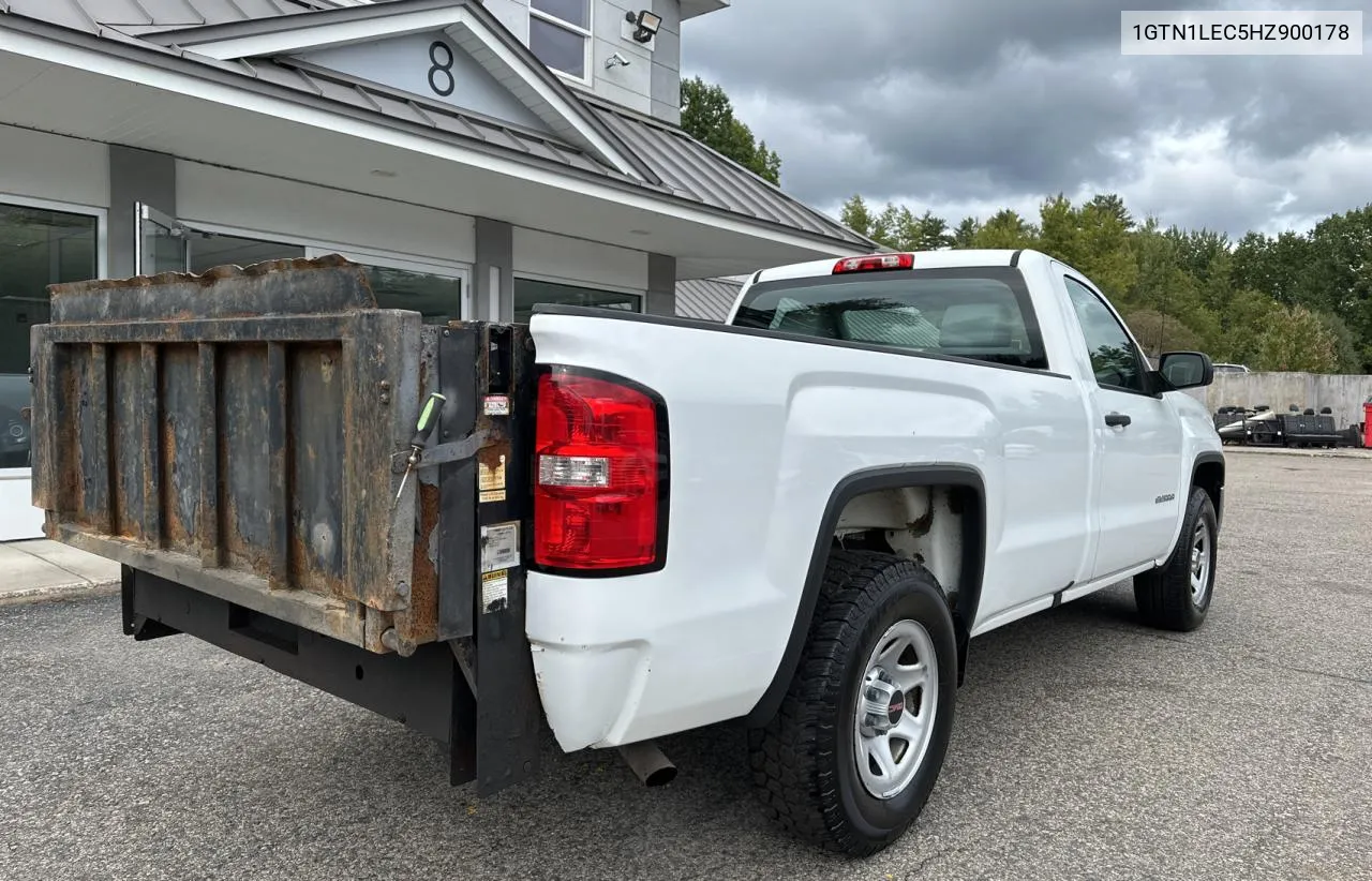 2017 GMC Sierra C1500 VIN: 1GTN1LEC5HZ900178 Lot: 72957554