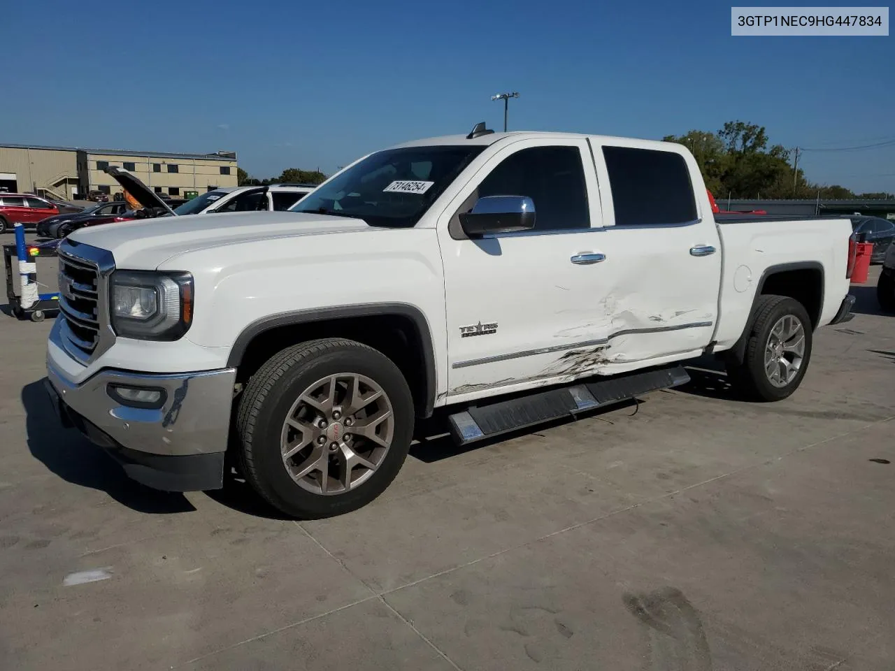 2017 GMC Sierra C1500 Slt VIN: 3GTP1NEC9HG447834 Lot: 73146254