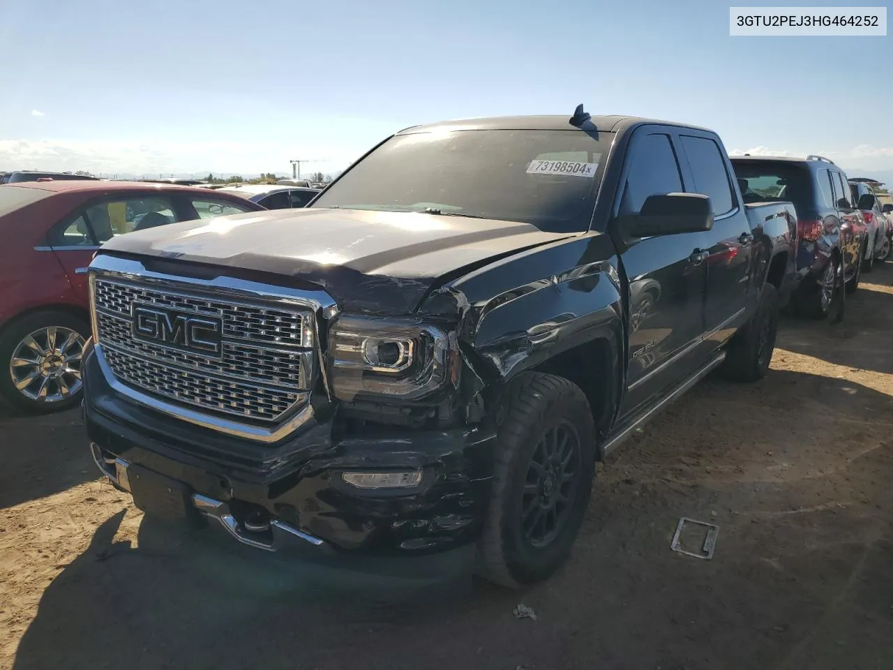 2017 GMC Sierra K1500 Denali VIN: 3GTU2PEJ3HG464252 Lot: 73198504