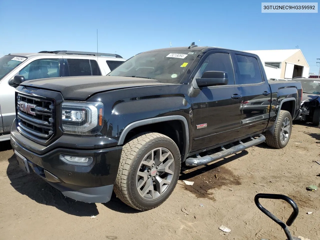 2017 GMC Sierra K1500 Slt VIN: 3GTU2NEC9HG359592 Lot: 73218094