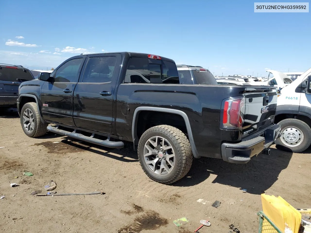 2017 GMC Sierra K1500 Slt VIN: 3GTU2NEC9HG359592 Lot: 73218094