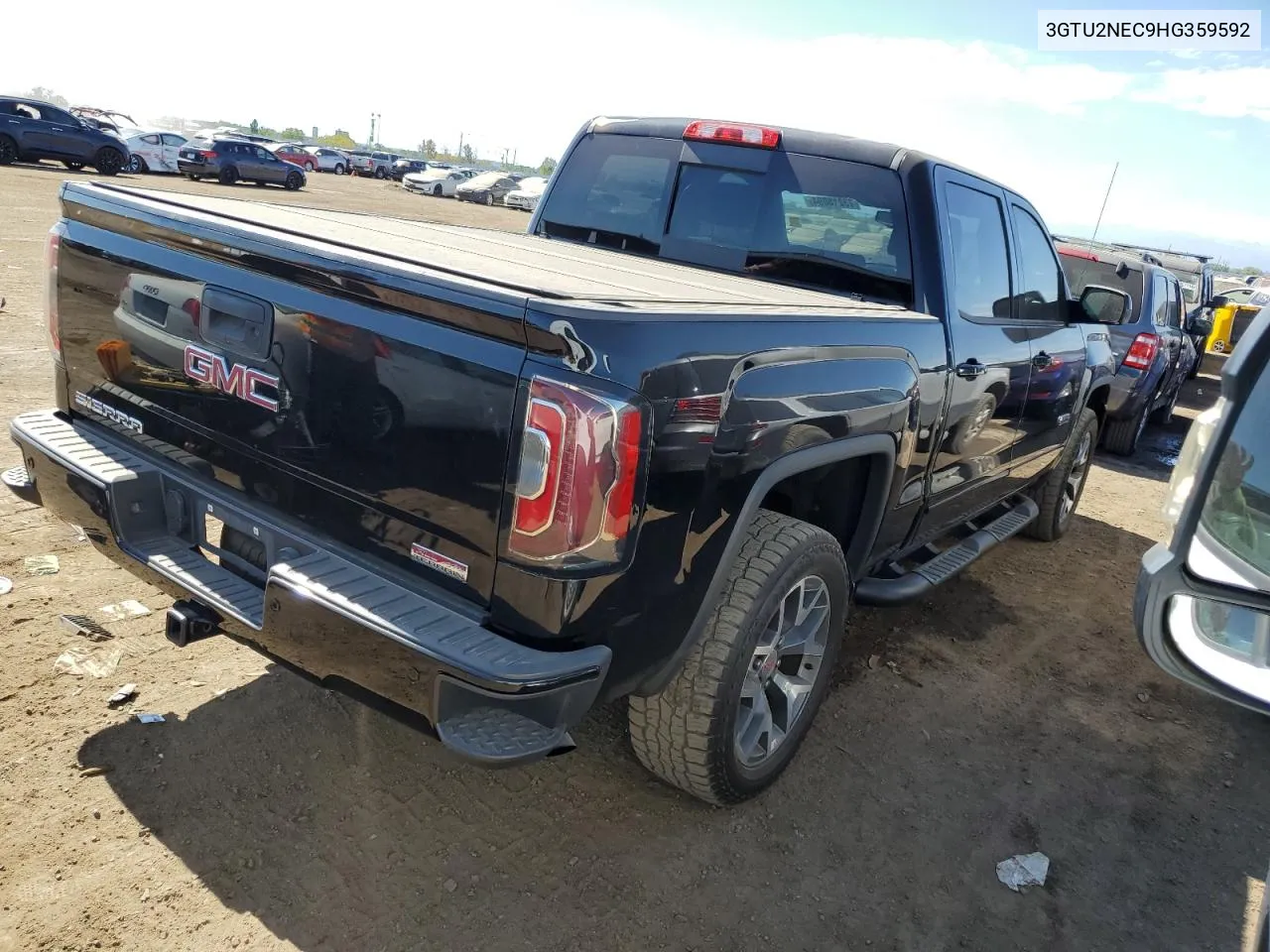 2017 GMC Sierra K1500 Slt VIN: 3GTU2NEC9HG359592 Lot: 73218094