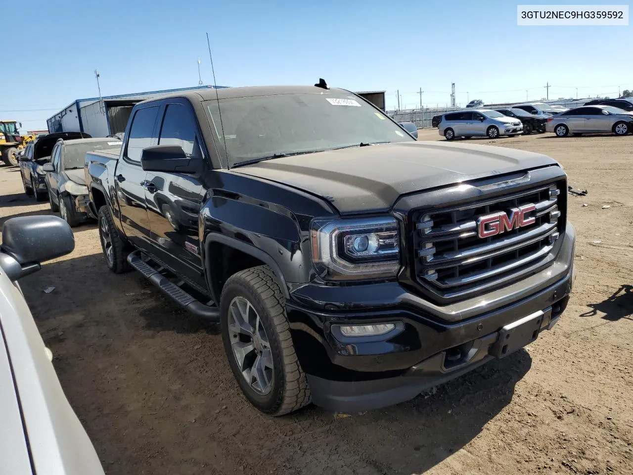 2017 GMC Sierra K1500 Slt VIN: 3GTU2NEC9HG359592 Lot: 73218094