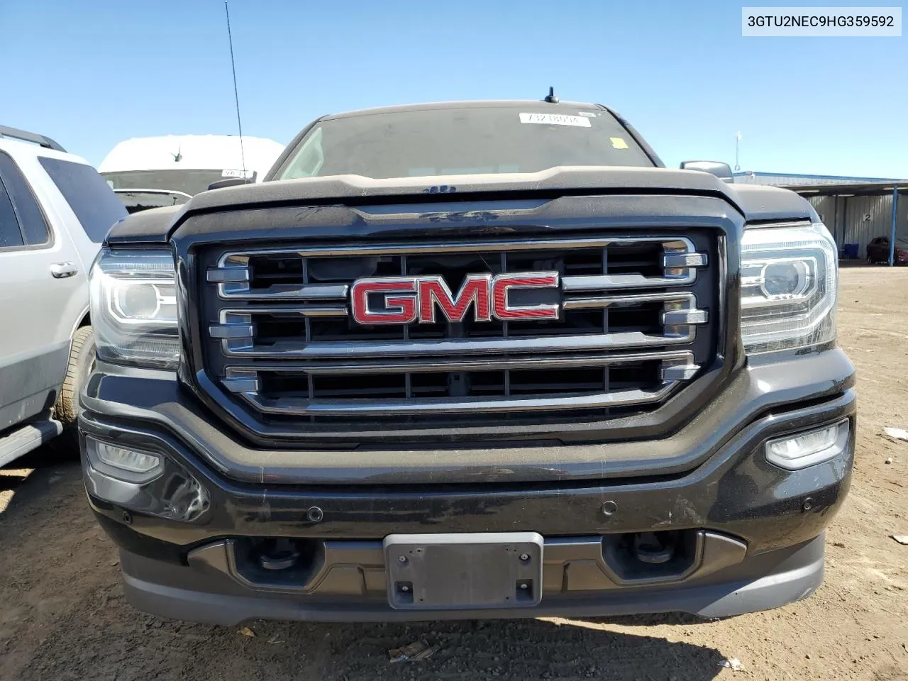 2017 GMC Sierra K1500 Slt VIN: 3GTU2NEC9HG359592 Lot: 73218094