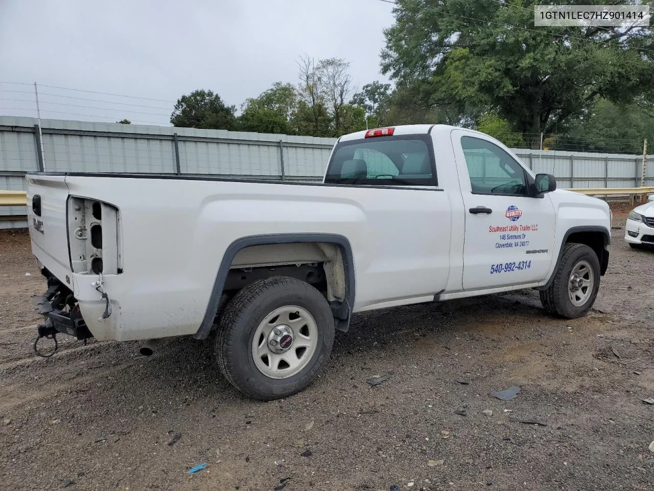 2017 GMC Sierra C1500 VIN: 1GTN1LEC7HZ901414 Lot: 73276654