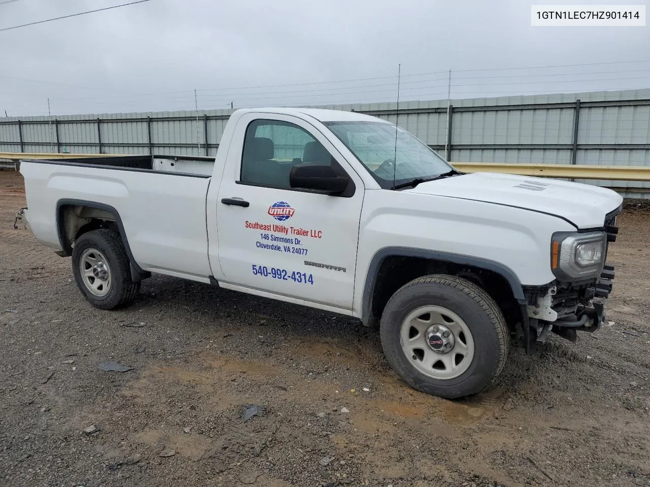 2017 GMC Sierra C1500 VIN: 1GTN1LEC7HZ901414 Lot: 73276654