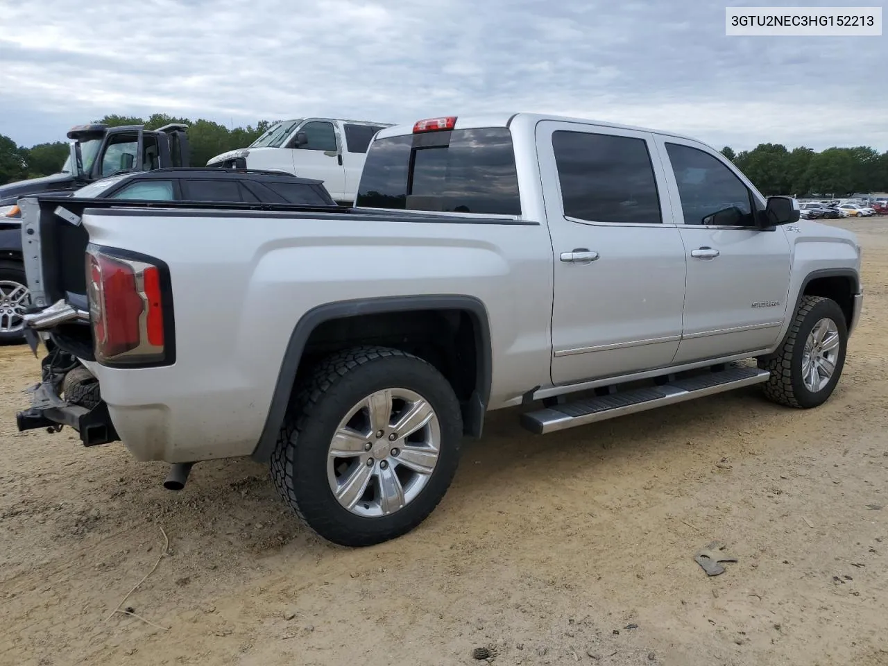 2017 GMC Sierra K1500 Slt VIN: 3GTU2NEC3HG152213 Lot: 73413514