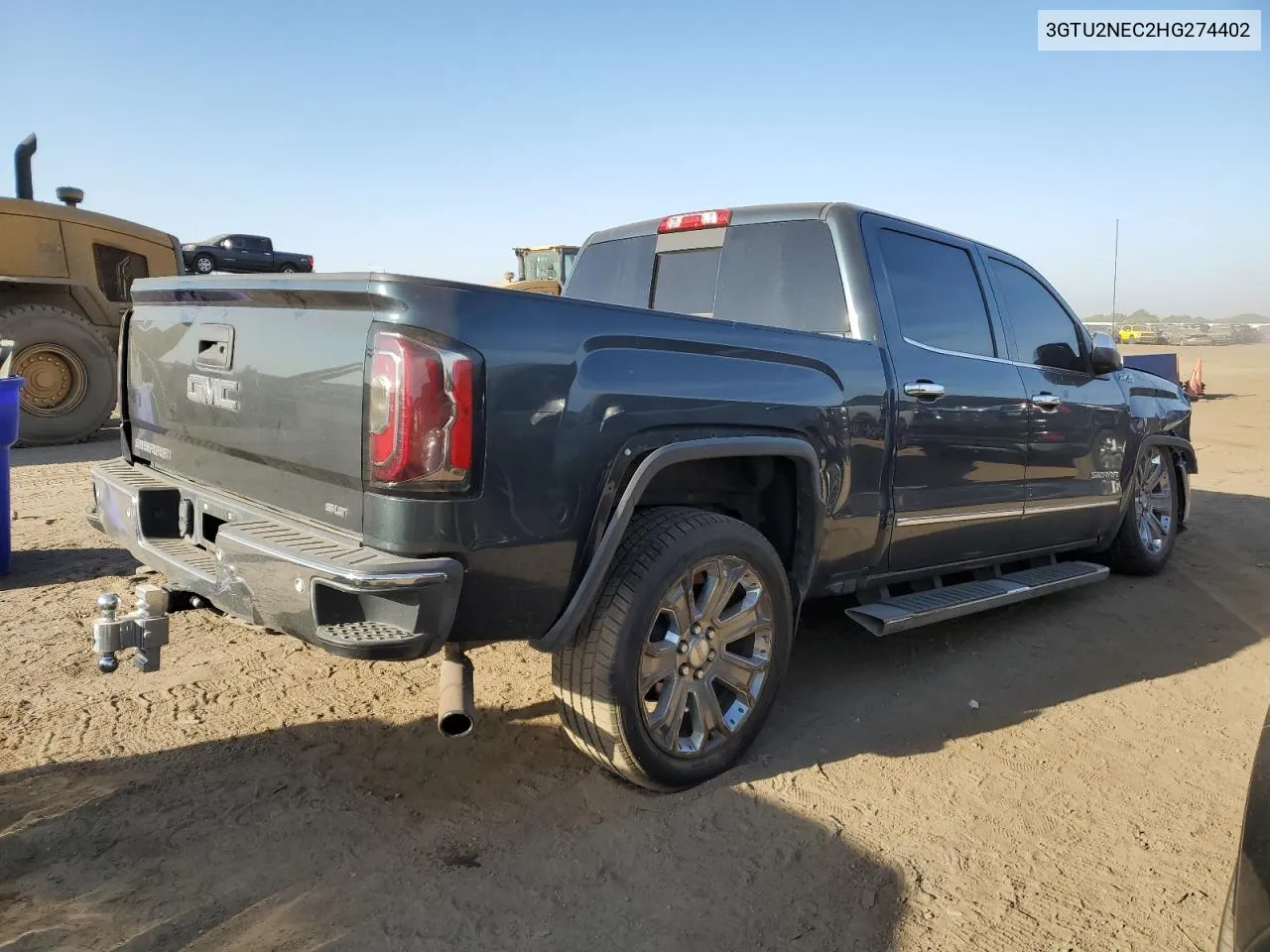 2017 GMC Sierra K1500 Slt VIN: 3GTU2NEC2HG274402 Lot: 73429544