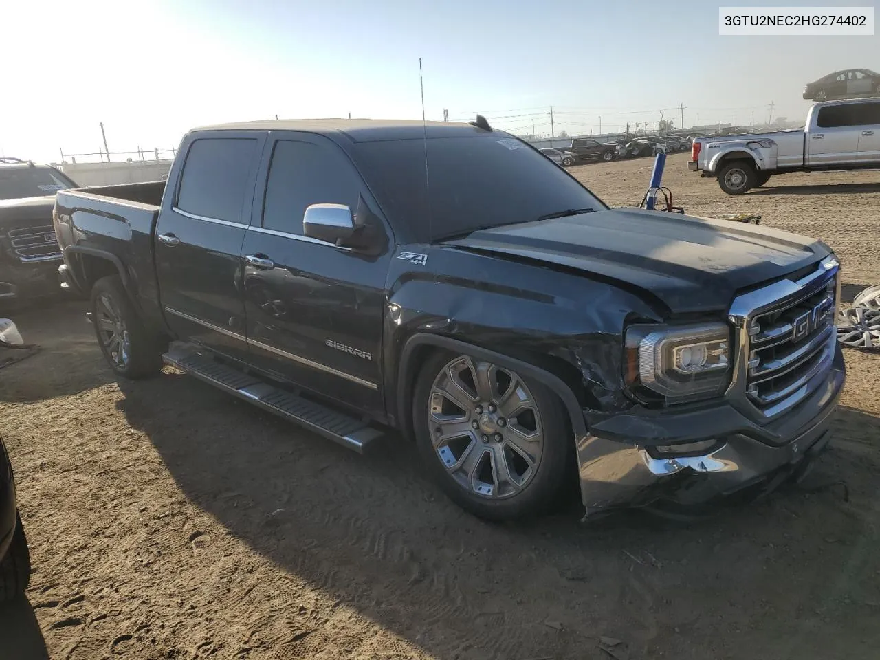 2017 GMC Sierra K1500 Slt VIN: 3GTU2NEC2HG274402 Lot: 73429544