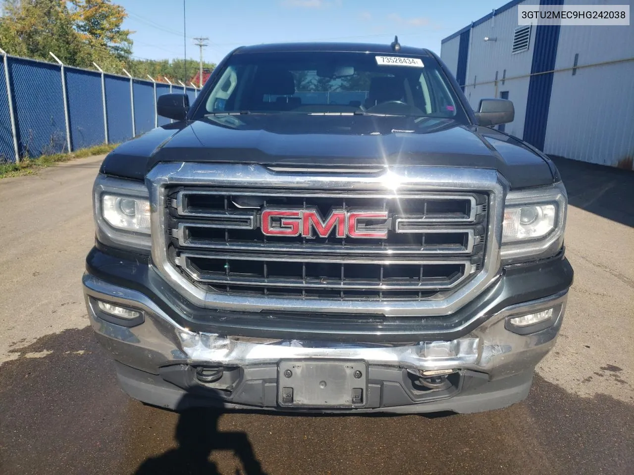 2017 GMC Sierra K1500 Sle VIN: 3GTU2MEC9HG242038 Lot: 73528434