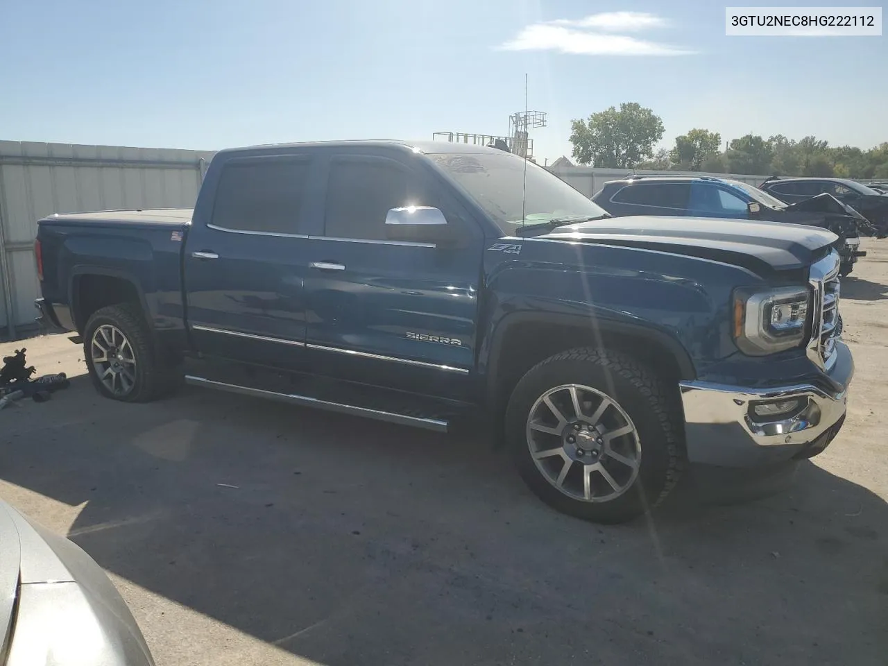 2017 GMC Sierra K1500 Slt VIN: 3GTU2NEC8HG222112 Lot: 73545404