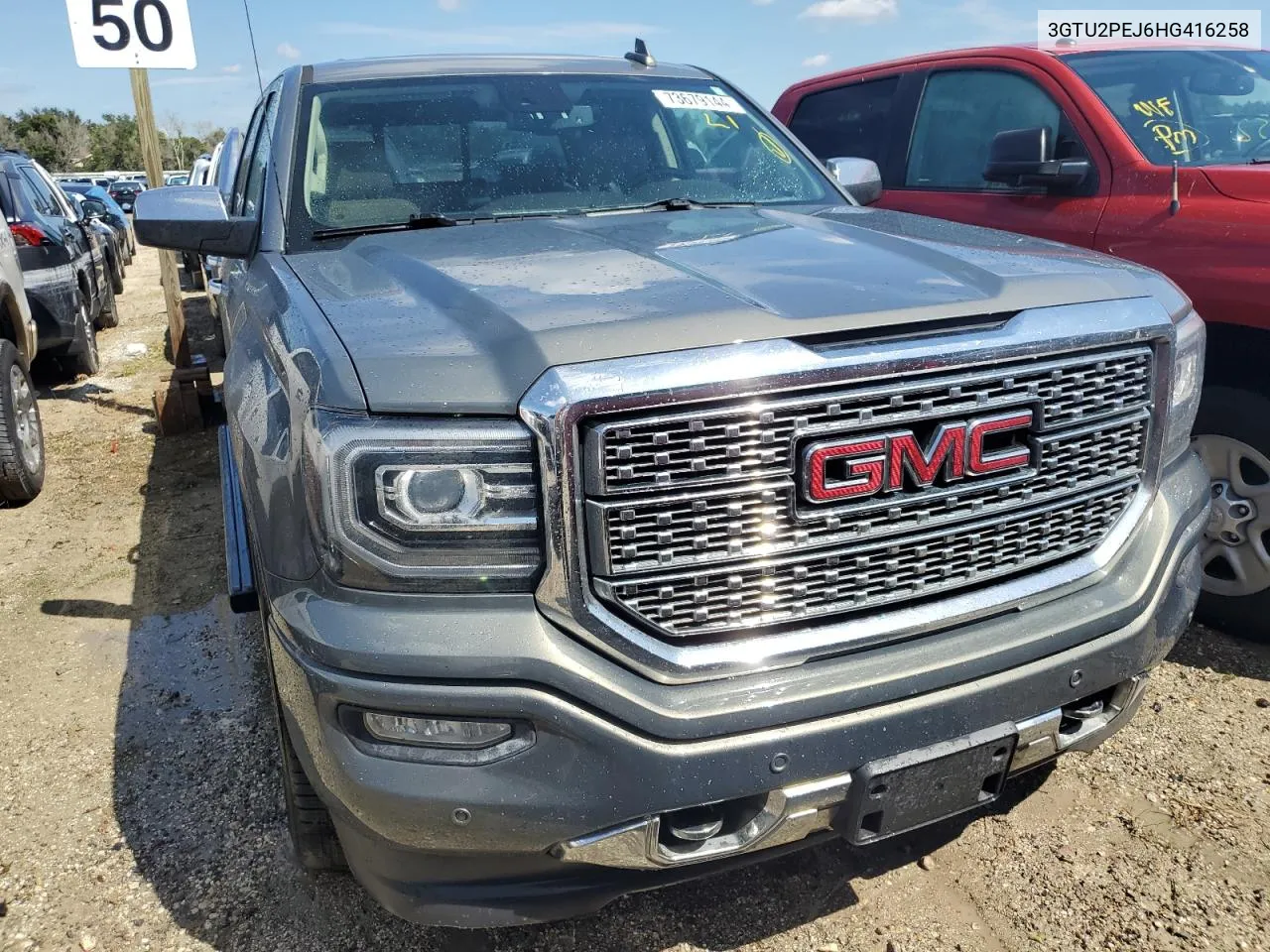 3GTU2PEJ6HG416258 2017 GMC Sierra K1500 Denali