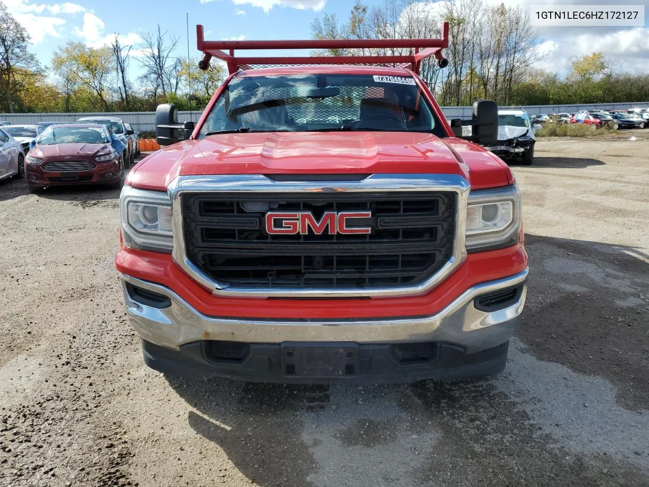 2017 GMC Sierra C1500 VIN: 1GTN1LEC6HZ172127 Lot: 73704844