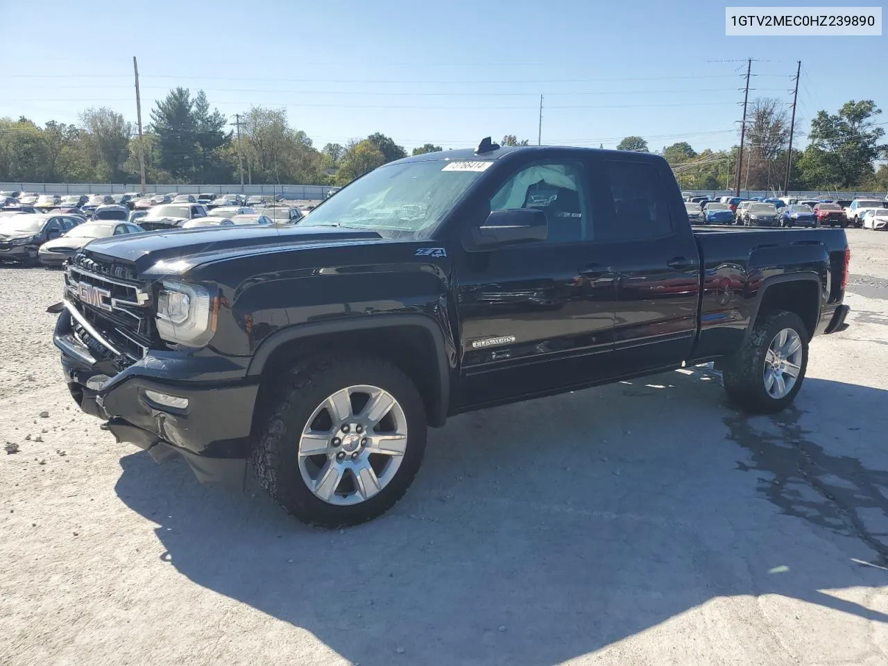 2017 GMC Sierra K1500 Sle VIN: 1GTV2MEC0HZ239890 Lot: 73766414