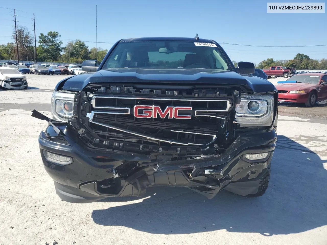 2017 GMC Sierra K1500 Sle VIN: 1GTV2MEC0HZ239890 Lot: 73766414