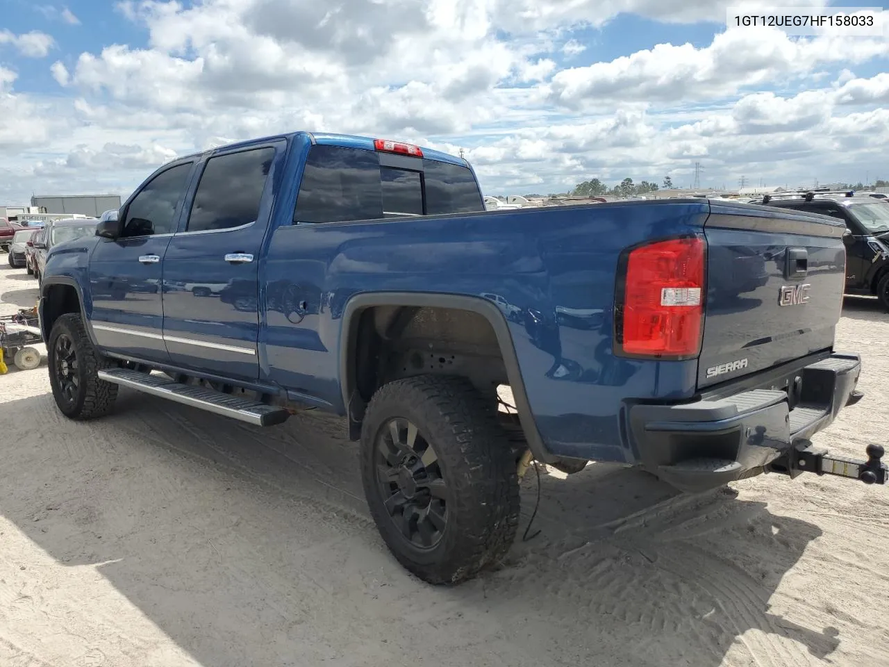 2017 GMC Sierra K2500 Denali VIN: 1GT12UEG7HF158033 Lot: 73775184