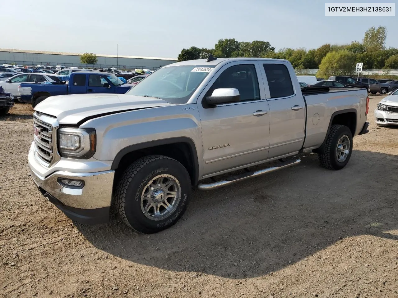 2017 GMC Sierra K1500 Sle VIN: 1GTV2MEH3HZ138631 Lot: 73842624