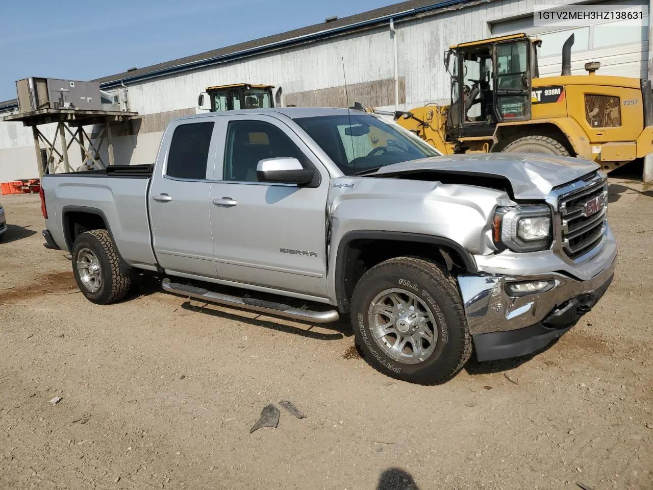 2017 GMC Sierra K1500 Sle VIN: 1GTV2MEH3HZ138631 Lot: 73842624