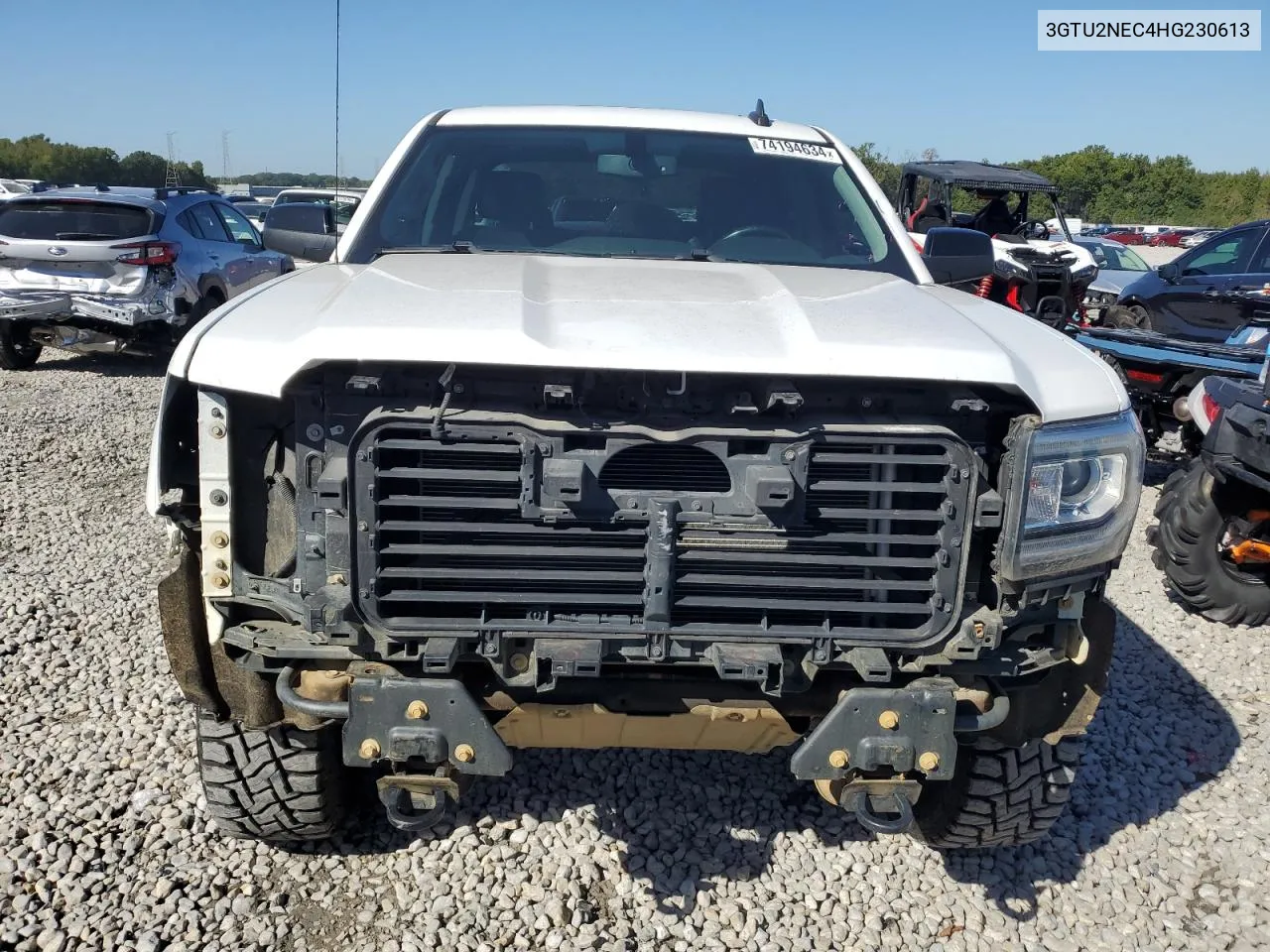 2017 GMC Sierra K1500 Slt VIN: 3GTU2NEC4HG230613 Lot: 74194634