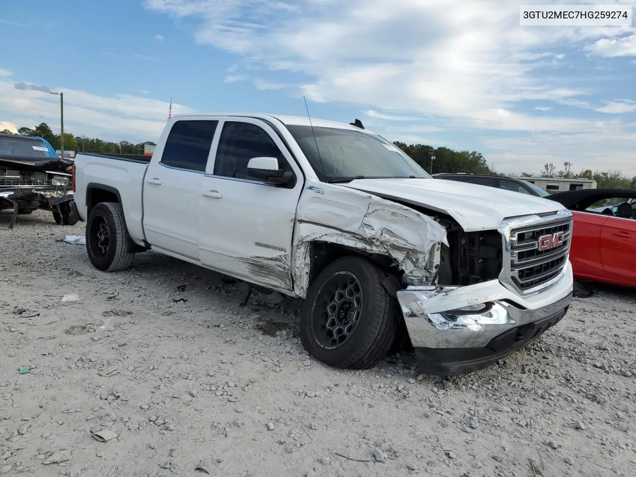 2017 GMC Sierra K1500 Sle VIN: 3GTU2MEC7HG259274 Lot: 74271354